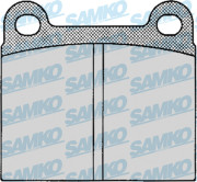 5SP024 Sada brzdových desticek, kotoucová brzda Samko
