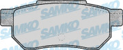 5SP072 Sada brzdových desticek, kotoucová brzda Samko