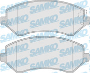 5SP1005 Sada brzdových desticek, kotoucová brzda Samko