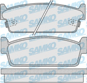 5SP1010 Sada brzdových desticek, kotoucová brzda Samko