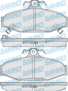 5SP1018 Sada brzdových desticek, kotoucová brzda Samko
