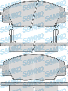5SP1070 Sada brzdových desticek, kotoucová brzda Samko
