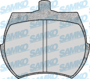 5SP108 Sada brzdových desticek, kotoucová brzda Samko