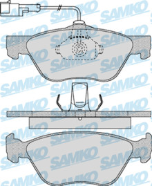 5SP1084 Sada brzdových desticek, kotoucová brzda Samko