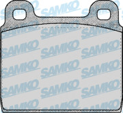 5SP109 Sada brzdových desticek, kotoucová brzda Samko