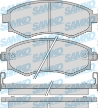5SP1097 Sada brzdových desticek, kotoucová brzda Samko