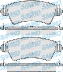 5SP1105 Sada brzdových desticek, kotoucová brzda Samko