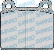 5SP112 Sada brzdových desticek, kotoucová brzda Samko