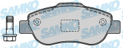 5SP1240 Sada brzdových desticek, kotoucová brzda Samko