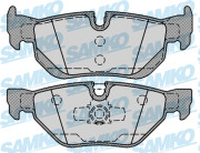 5SP1252 Sada brzdových desticek, kotoucová brzda Samko