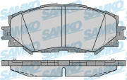 5SP1258 Sada brzdových desticek, kotoucová brzda Samko