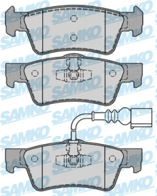5SP1284 Sada brzdových desticek, kotoucová brzda Samko