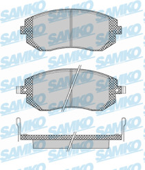 5SP1363 Sada brzdových desticek, kotoucová brzda Samko