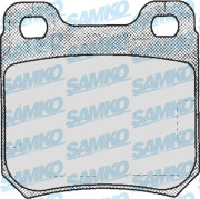 5SP206 Sada brzdových desticek, kotoucová brzda Samko
