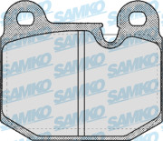 5SP210 Sada brzdových desticek, kotoucová brzda Samko