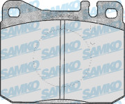 5SP211 Sada brzdových desticek, kotoucová brzda Samko