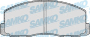 5SP260 Sada brzdových desticek, kotoucová brzda Samko