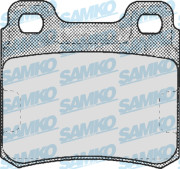 5SP317 Sada brzdových desticek, kotoucová brzda Samko