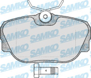 5SP319 Sada brzdových desticek, kotoucová brzda Samko