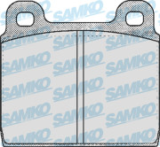 5SP405 Sada brzdových desticek, kotoucová brzda Samko