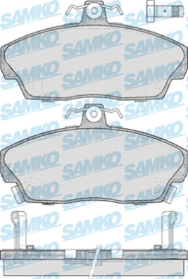 5SP430 Sada brzdových desticek, kotoucová brzda Samko
