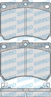 5SP510 Sada brzdových desticek, kotoucová brzda Samko