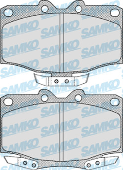 5SP515 Sada brzdových desticek, kotoucová brzda Samko