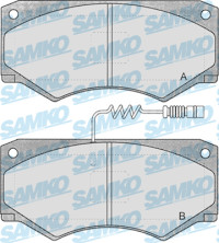 5SP660 Sada brzdových desticek, kotoucová brzda Samko