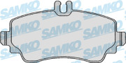 5SP670 Sada brzdových desticek, kotoucová brzda Samko