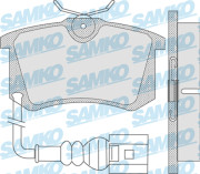 5SP853 Sada brzdových desticek, kotoucová brzda Samko