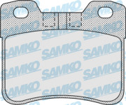 5SP921 Sada brzdových desticek, kotoucová brzda Samko